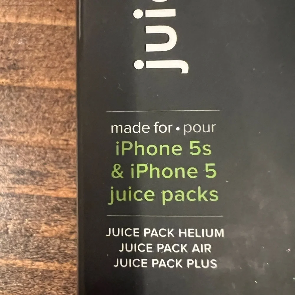 Mophie Black Juice Pack Sock for iPhone 5/5s, NIB, charging, iPhone accessories